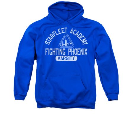 Star Trek Hoodie Varsity Royal Blue Sweatshirt Hoody