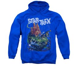 Star Trek Hoodie Vulcan Battle Royal Blue Sweatshirt Hoody
