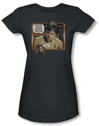 Star Trek Juniors Shirt Enemy Wessel Charcoal T-Shirt Tee