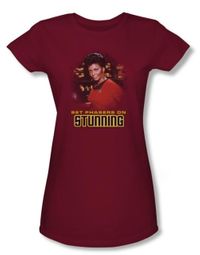 Star Trek Juniors Shirt Stunning Uhura Cardinal Red Tee T-Shirt