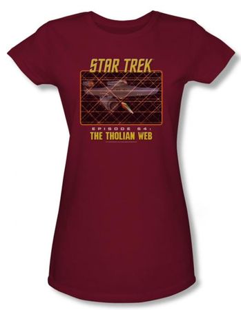 Star Trek Juniors Shirt The Tholian Web Cardinal Tee T-Shirt