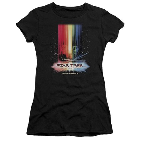 Star Trek Juniors T-shirt - Motion Picture Poster Black Tee