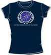 Star Trek Juniors T-shirt - United Federation Logo Navy Tee