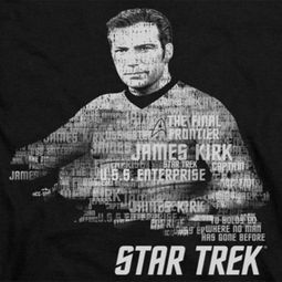 Star Trek Kirk Words Shirts