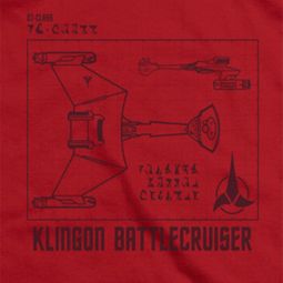 Star Trek Klingon Battlecruiser Shirts