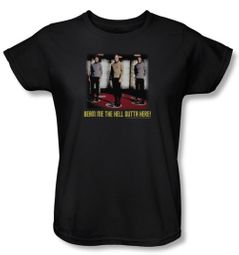 Star Trek Ladies Shirt Beam Me The Hell Outta Here! Black Tee T-Shirt