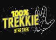 Star Trek Shirt - 100% Trekkie Adult Black