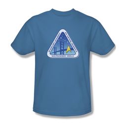 Star Trek Shirt Academy Logo Carolina Blue T-Shirt