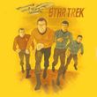 Star Trek Shirt - Classic Crew Animated Adult Yellow
