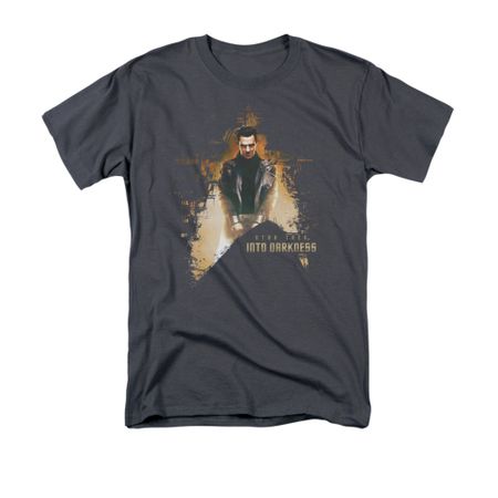 Star Trek Shirt Dark Villian Charcoal T-Shirt