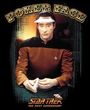 Star Trek Shirt Data Poker Face Adult Black Tee T-Shirt