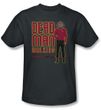 Star Trek Shirt Dead Man Walking Adult Charcoal Tee T-Shirt