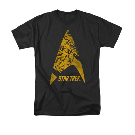 Star Trek Shirt Delta Crew Black T-Shirt