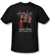 Star Trek Shirt Ds9 Crew Adult Black Tee T-Shirt