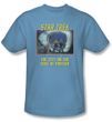 Star Trek Shirt Edge Of Forever Adult Carolina Blue Tee T-Shirt
