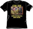 Star Trek Shirt Episode 2 Where No Man Has Gone Before Black Tee