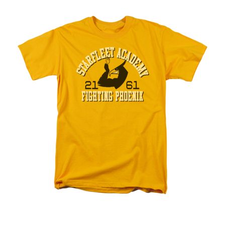 Star Trek Shirt Fighting Phoenix Gold T-Shirt