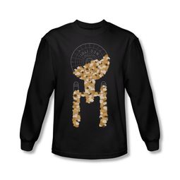 Star Trek Shirt Filled With Tribbles Long Sleeve Black Tee T-Shirt Star Trek Shirt Filled With Tribbles Long Sleeve Black Tee T-Shirt