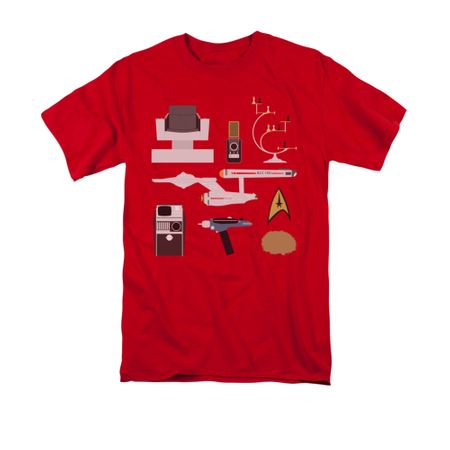 Star Trek Shirt Gift Set Red T-Shirt