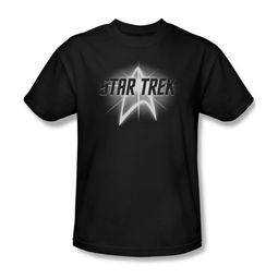 Star Trek Shirt Glow Logo Black T-Shirt Star Trek Shirt Glow Logo Black T-Shirt