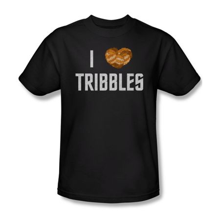 Star Trek Shirt I Heart Tribbles Black T-Shirt