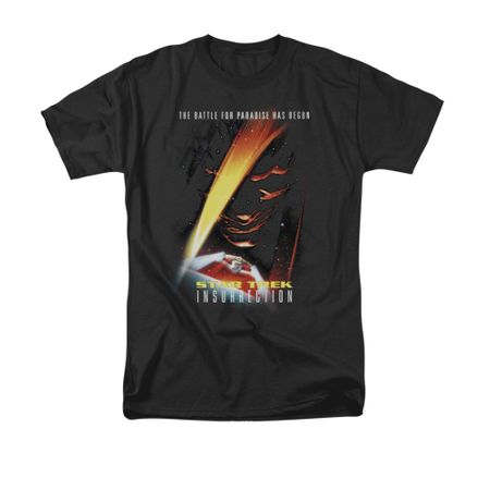 Star Trek Shirt Insurrection Black T-Shirt
