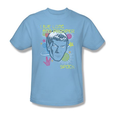 Star Trek Shirt Japanese Spock Light Blue T-Shirt