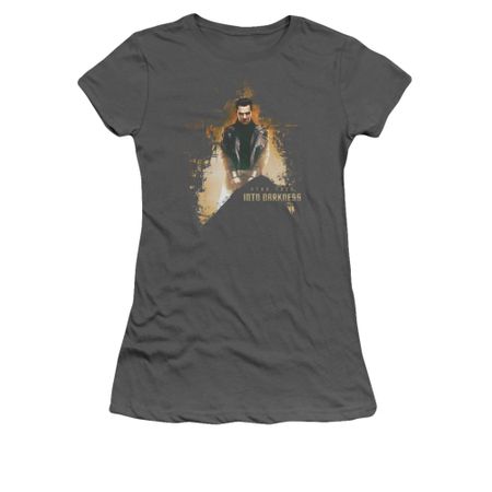 Star Trek Shirt Juniors Dark Villian Charcoal T-Shirt