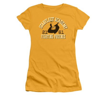 Star Trek Shirt Juniors Fighting Phoenix Gold T-Shirt