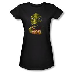 Star Trek Shirt Juniors Gorn Bust Black T-Shirt Star Trek Shirt Juniors Gorn Bust Black T-Shirt