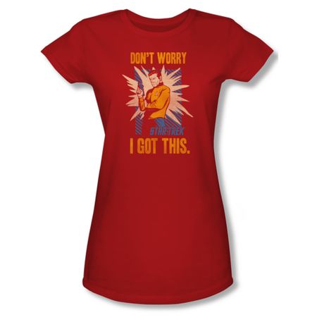 Star Trek Shirt Juniors I Got This Red T-Shirt