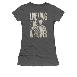 Star Trek Shirt Juniors Prosper Charcoal T-Shirt