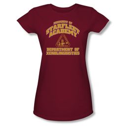 Star Trek Shirt Juniors Xenolinguistics Cardinal T-Shirt