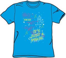 Star Trek Shirt - Just A Phase Adult Turquoise