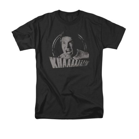 Star Trek Shirt Khan Distressed Black T-Shirt