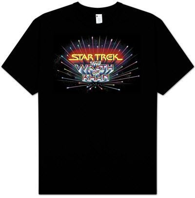 Star Trek Shirt - Khan Logo Movie Adult Black