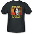 Star Trek Shirt Last Battlefield Adult Charcoal Tee T-Shirt