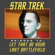 Star Trek Shirt Last Battlefield Adult Charcoal Tee T-Shirt