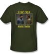 Star Trek Shirt Mirror Mirror Adult Military Green Tee T-Shirt