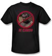 Star Trek Shirt No Klingons Adult Black Tee T-Shirt