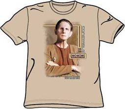 Star Trek Shirt - ODO Deep Space Nine Adult Sand