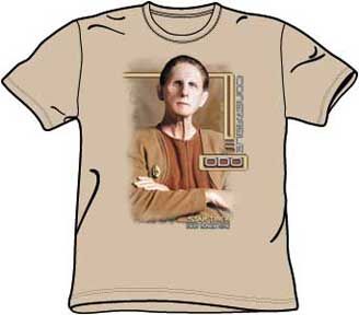 Star Trek Shirt - ODO Deep Space Nine Adult Sand