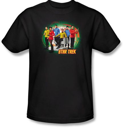 Star Trek Shirt - Original Crew Enterprise's Finest Adult Black