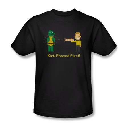 Star Trek Shirt Phased First Black T-Shirt
