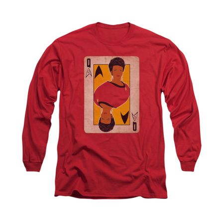 Star Trek Shirt Queen Long Sleeve Red Tee T-Shirt