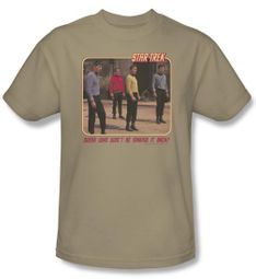Star Trek Shirt Red Shirt Blues Adult Sand Tee T-Shirt