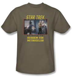 Star Trek Shirt Requiem For Methuselah Adult Safari Tee T-Shirt