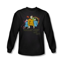 Star Trek Shirt Rollin Deep Long Sleeve Black Tee T-Shirt Star Trek Shirt Rollin Deep Long Sleeve Black Tee T-Shirt
