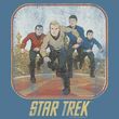 Star Trek Shirt Running Cartoon Crew Adult Slate Tee T-Shirt