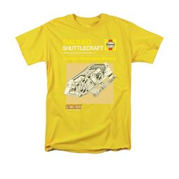 Star Trek Shirt Shuttle Manual Gold T-Shirt